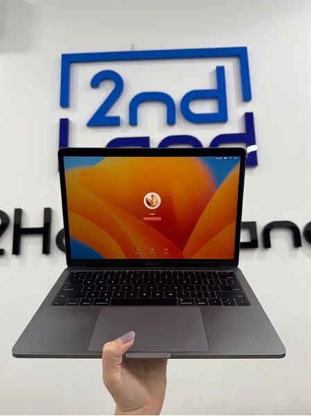 Macbook pro 2017 - 13 inch - Intel core i5 lõi kép - 8/128GB - Màu bạc - Pin bảo trì 179 chu kì sạc - Ngoại hình 98% - Viền cao su tróc nhẹ - Kèm sạc 2