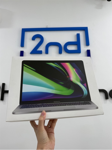 Macbook pro 2020 - 13 inch - Chip M1 - Ram 8/256GB - Màu bạc - Pin 98% - Chu kì 110 lần sạc - Ngoại hình 98% - FullBox