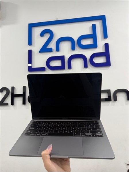 Macbook Pro M1 2020 - 13 inch - Apple M1 - 16/256GB - Có touchbar - Màu bạc - Pin bình thường 95% chu kì sạc 122 - Ngoại hình 98% - Màn hồng nhẹ , 1 chấm chết pixel - Kèm sạc 61W 2