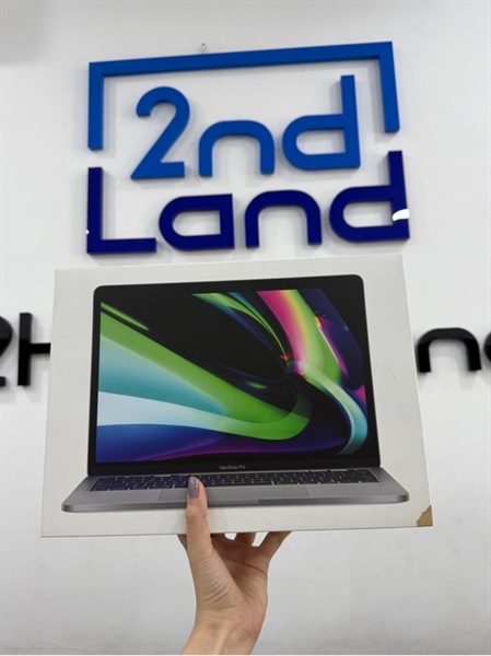 Macbook pro M1 2020 - 13 inch - Apple M1 - 8/256GB - Có touchbar - Màu xám - Pin bình thường 85% chu kì sạc 343 - Ngoại hình 98% - Màn ám hồng - Kèm Box, sạc 61W