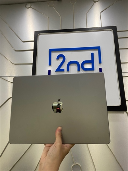 Macbook Pro M1 Max 14 inch 2021 - Ram 32/1TB SSD - Máy MDM - Pin 98% - Màu bạc - Ngoại hình: 97% - Màn ám hồng viền nhẹ - Kèm sạc