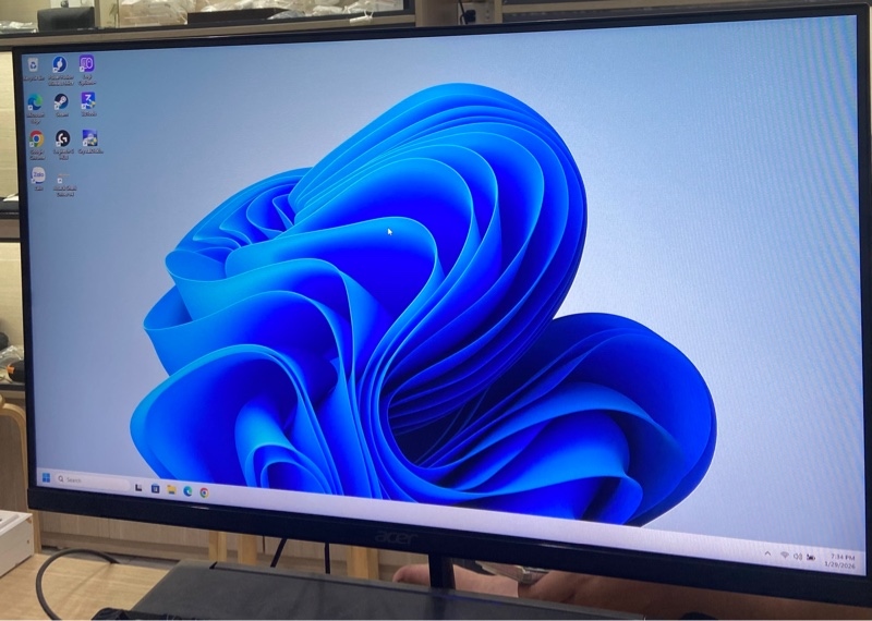 Màn hình Acer Nitro KG240Y M5 - 24 inch (FHD/IPS/180hz/1MS/ Freesync) - Màu đen - Ngoại hình: 98% - Chết 1 điểm pixel - Kèm Box + nguồn + HDMI