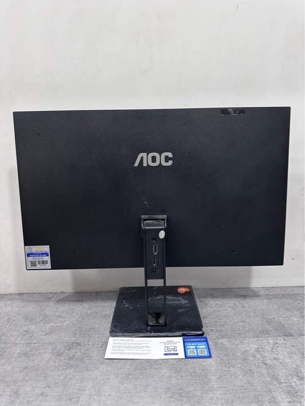 Màn hình AOC 24V2Q 24" IPS 75Hz - Màu đen - Ngoại hình 97% - Màn ám viền chết pixel nhẹ - Fullbox