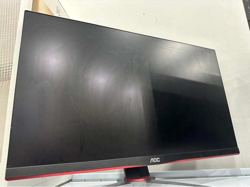 Màn hình AOC LCD Monitor - 24 inch - Model 2402 - 144Hz - Màu Đen Đỏ - 4 cổng (2 HDMI + 1D + 1 VGA) - Ngoại hình 97% - phản quang 1 đốm - Kèm Box + Dây nguồn - Còn BH 20/01/2025