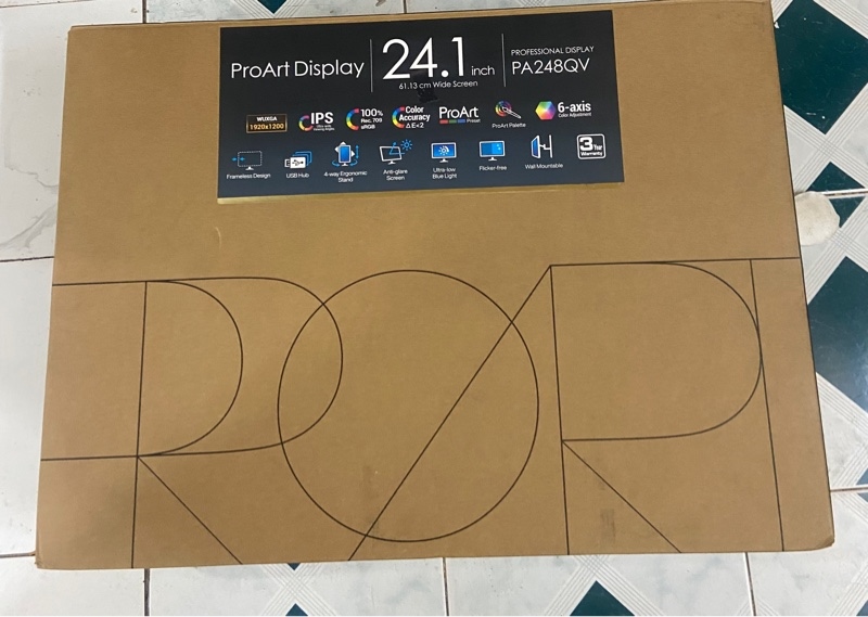 Màn hình Asus Proart PA248QV - FullHD 75Hz IPS - Màu đen - Ngoại hình: 98% - FullBox 1