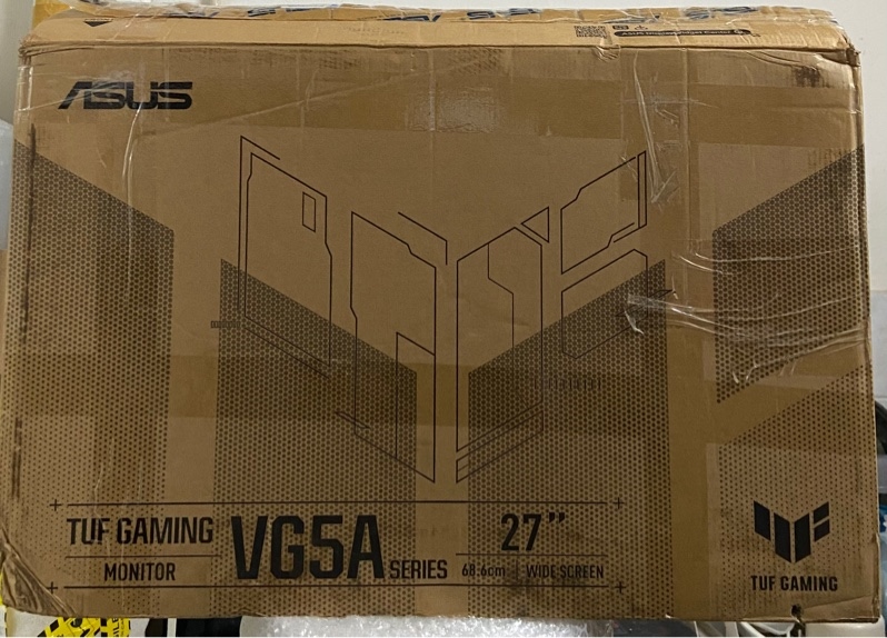 Màn hình Asus Tuf Gaming VG279QE5A - Nền IPS - Full HD - 144Hz - Màu đen - Ngoại hình: 98% - Ám vàng viền nhẹ - FullBox