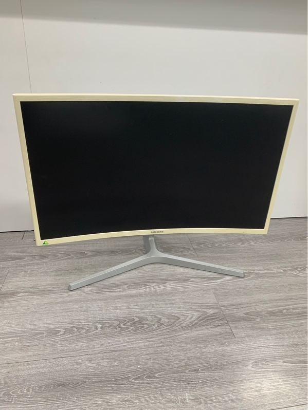Màn hình cong 27" SAMSUNG C27F397FHE - VA - FHD - 60HZ - Màu trắng - Ngoại hình: 97% - Màn ám vàng hồng + tối viền - Kèm nguồn