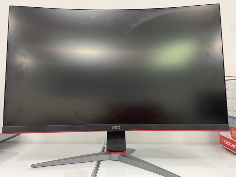Màn hình cong AOC C27G2Z - 27 inch - FullHD - 240HZ - Màu đen - Ngoại hình: 97% - Màn ám hồng nặng - Kèm Chân - Nguồn