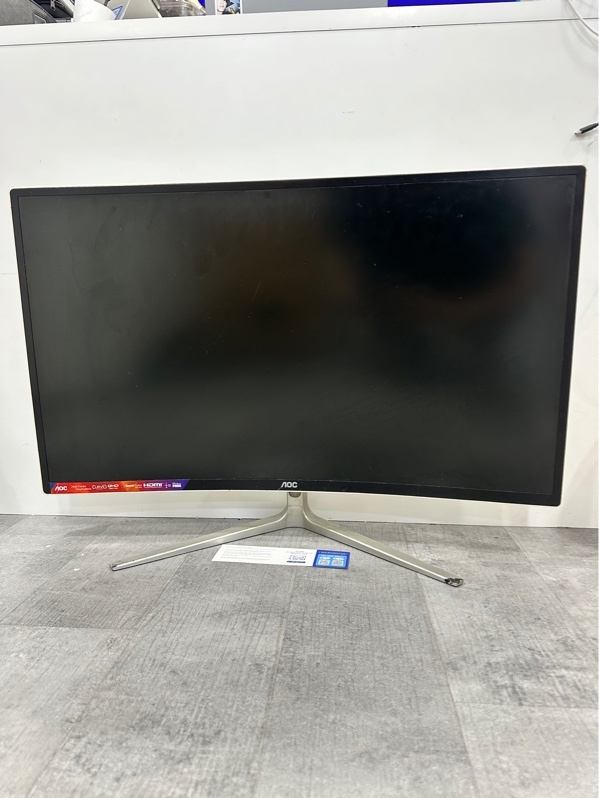 Màn hình Cong AOC Q3208WG5B (32inch/2K/60Hz/7ms) - Màu trắng - Ngoại hình 96% - Màn ám hồng nặng, đốm phản quang màn bầm 2 vùng - Kèm nguồn