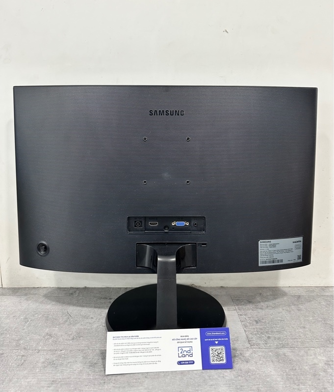 Màn hình cong Samsung LS24C360EAEXXV 24 inch (FHD/VA/75Hz/4ms/FreeSync) - Màu đen - Ngoại hình 97% - Kèm box + Chân đế + Nguồn