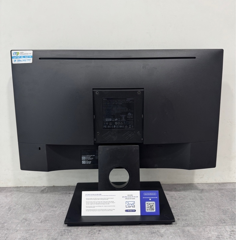 Màn hình Dell E2216HV (21.5 inch FullHD 60Hz 250nits) - Màu đen - Ngoại hình 97% - Màn án bụi trong - Kèm nguồn