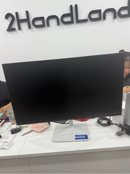 Màn hình Dell S2725H (C4W7Y) - 27 inch - 100Hz - Màu trắng - Ngoại hình 98% - Màn ám vàng , viền dưới ám xanh - Kèm Box , nguồn 1