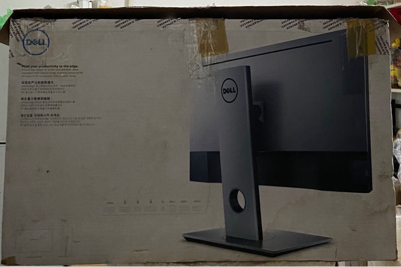 Màn Hình Dell UtraSharp 25 Monitor U2518D - Ips/2k/60hz - Màu xám - Ngoại hình: 97% - Ám hồng nặng ,màn trầy - Kèm Box + chân đế + nguồn