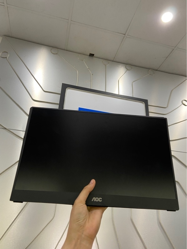 Màn hình di dộng AOC 15.6 inch - 16T20 - 60hz - Màu đen - Ngoại hình: 98% - Thiếu dây HDMI mini - Box