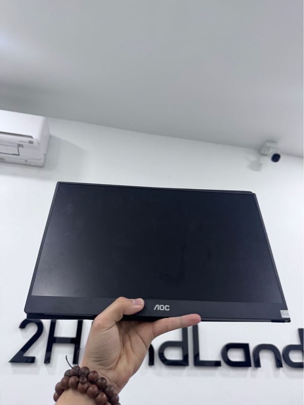Màn hình di động AOC 16T20/71 - 15.6 inch - Full HD - 60hz - Màu đen - Ngoại hình 98% - Kèm bao da, cáp c-c
