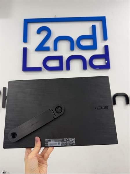 Màn hình di động Asus Zen Screen - Model MB1690K - 60Hz - Màu đen - Ngoại hình 98% - Màn ám vàng , tối viền dưới - Kèm 1 cáp C-C , 1 HDMI mini 2