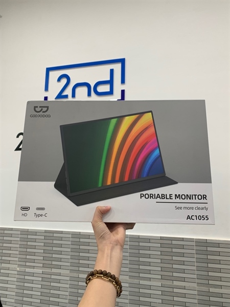 Màn hình di động Goojodoq Poriable Montior AC 1055 - 16 inch - Màu đen - Ngoại hình: 98% - Fullbox 3