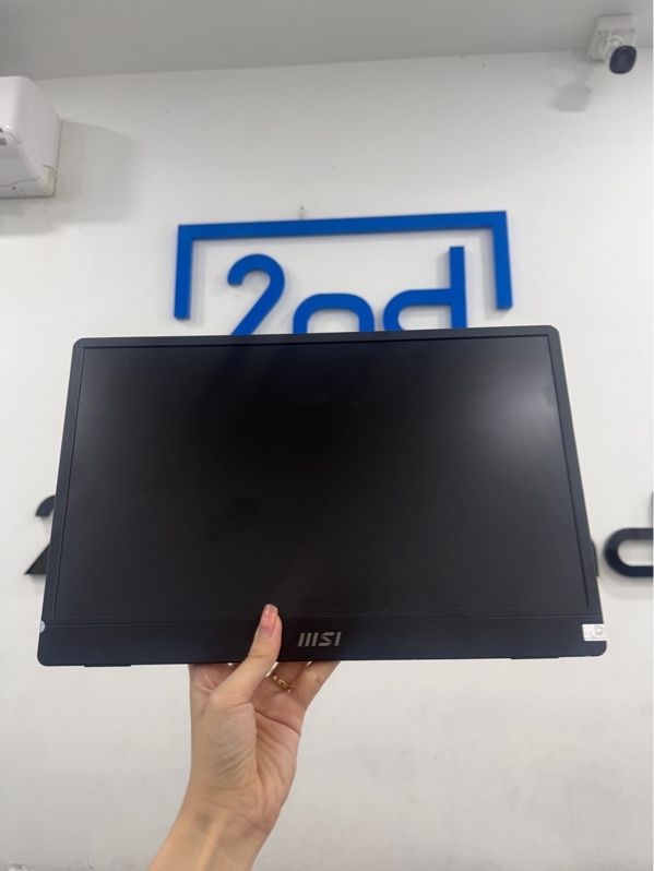 Màn hình di động MSI MP161 E2 - 60Hz - FullHD - Màu đen - Ngoại hình 98% - Màn ám hồng - Fullbox