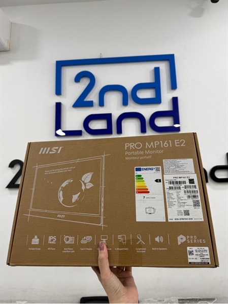 Màn hình di động MSI Pro MP161 E2 - 60Hz - Màu đen - Ngoại hình 98% - Kèm Box , dây kết nối