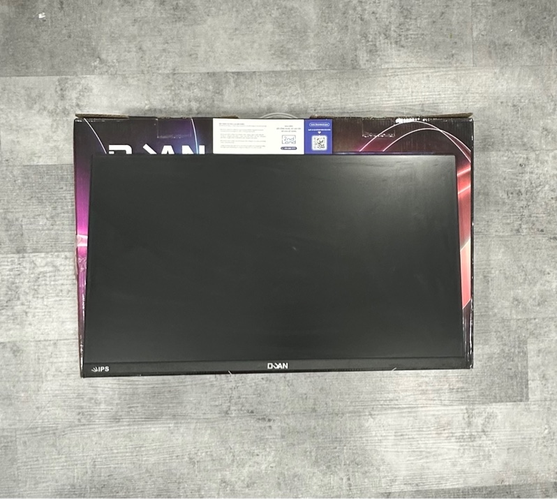 Màn hình Duan DT-IP25F18 25 inches-180Hz-FHD - Màu đen - Ngoại hình 97% - Màn ám bầm nhẹ - Kèm box + HDMI + Nguồn + Chân đế thiếu ốc