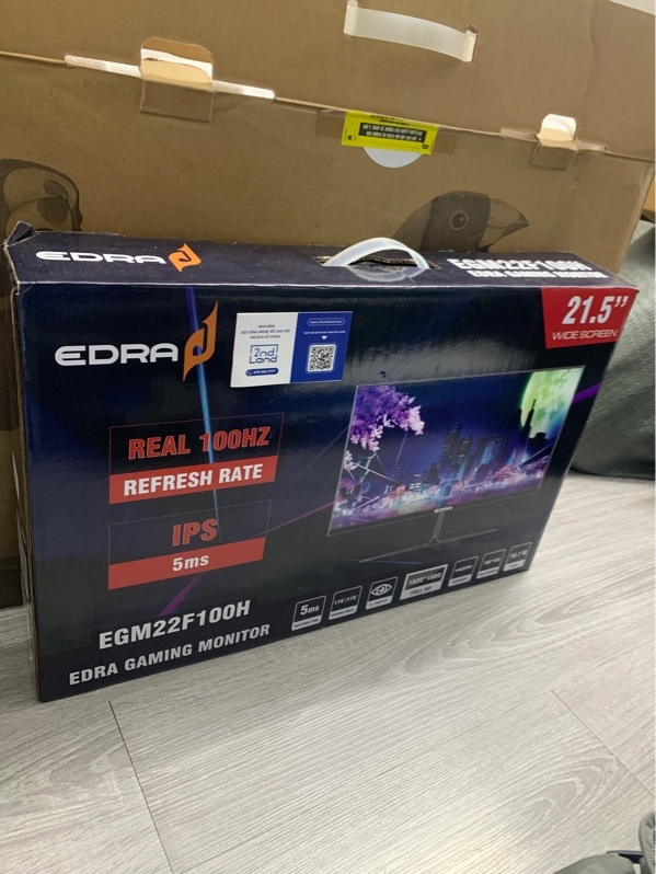 Màn hình Edra EGM22F100H - 21.5 inch - 100hz/IPS/Full hd - Màu đen - Ngoại hình: 98% - Fullbox