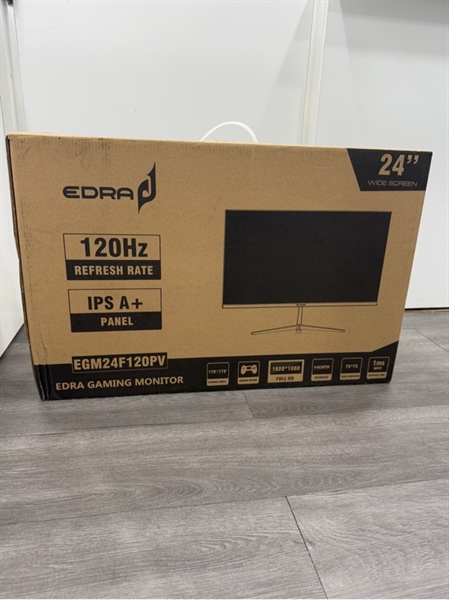 Màn hình Edra EGM24F120PV - 24 inch - FHD - 120Hz - Màu đen - Ngoại hình 98% - Tối góc nhẹ - FullBox