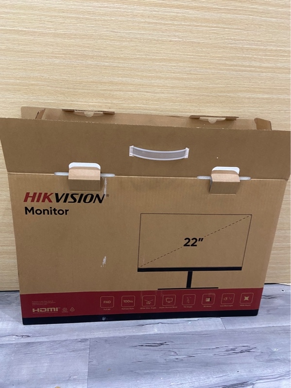 Màn Hình Hikvision DS-D5022F2-1V2 - Full HD - 100Hz - Màu đen - Ngoại hình: 98% - Kèm Box