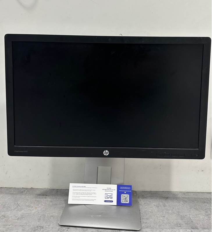 Màn Hình HP ELITEDISPLAY E232 M1N98AA - Màu đen - Ngoại hình 97% - Màn ám hồng, chết 1 led viền phải, bật full sáng từ 95-100 màn chớp tắt liên tục , dưới 90 độ sáng hoạt động bình thường - Body ( SẢN PHẨM KHÔNG BẢO HÀNH )