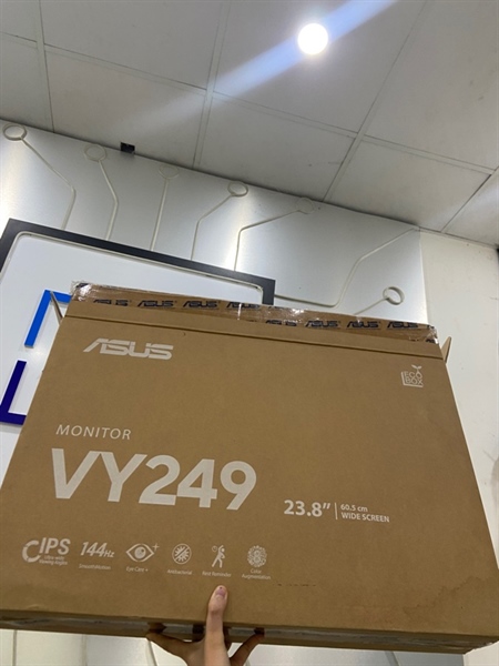 Màn hình LCD Monitor Asus - 24 inch - VY249HGE - 144HZ - Màu đen - Ngoại hình: 98% - viền tối nhẹ - FullBox - Còn bảo hành đến T10/2026 1