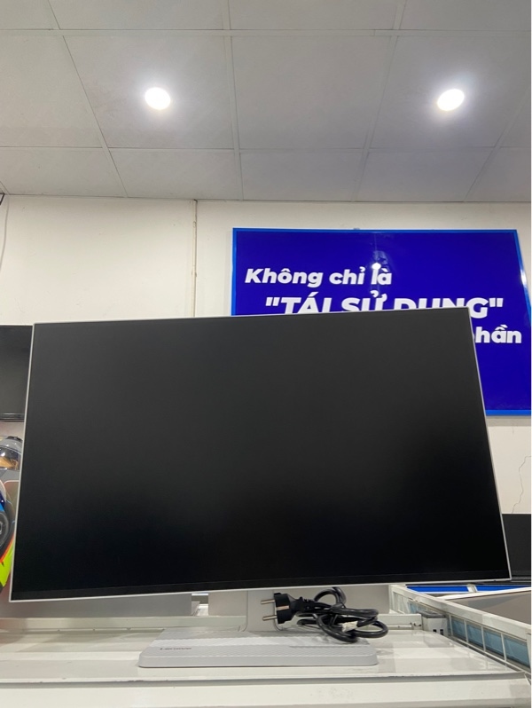 Màn Hình Lenovo L27Q-4A - 2K 100Hz - Màu trắng - Ngoại hình: 98% - Kèm dây nguồn - Còn bảo hành đến 01/2028