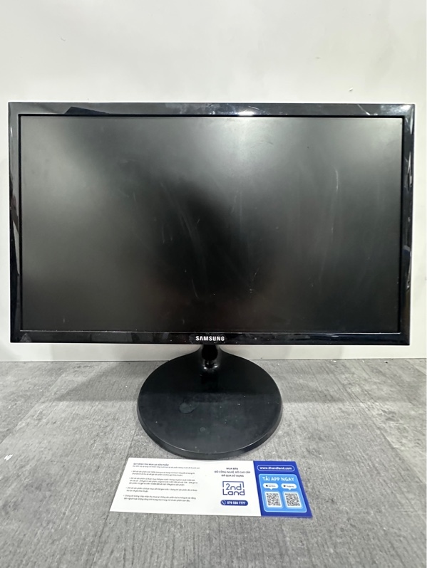 Màn hình máy tính Samsung LS22F350FHEXXV 21.5 inch/FHD/PLS/60Hz/5ms - Màu đen - Ngoại hình 97% - Kèm nguồn