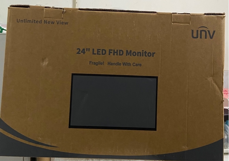 Màn Hình Máy Tính Uniview - 24 inch - 100Hz - Nền IPS - Màu đen - Ngoại hình: 98% - Màn ám hồng nhẹ - Kèm Box