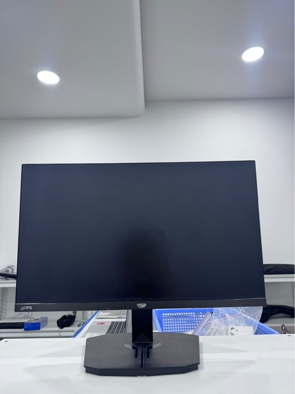 Màn hình máy tính VSP IP2203 - 22inch slim bezel - 75hz - Màu đen - Ngoại hình 98% - Màn chết nhiều pixel, hồng viền, dính keo mặt trước - Fullbox, phụ kiện 1 dây nguồn, 1 HDMi. Còn BH tới tháng 9/2027