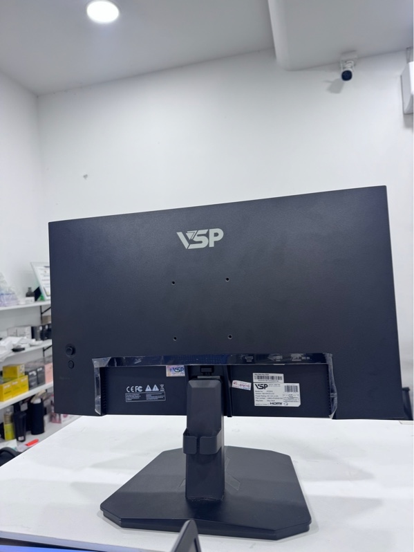 Màn hình máy tính VSP IP2203 - 22inch slim bezel - 75hz - Màu đen - Ngoại hình 98% - Màn chết nhiều pixel, hồng viền, dính keo mặt trước - Fullbox, phụ kiện 1 dây nguồn, 1 HDMi. Còn BH tới tháng 9/2027
