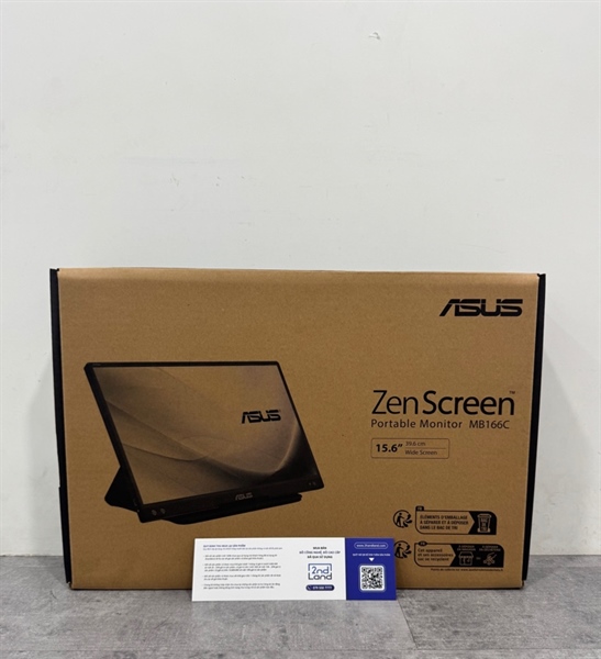 Màn hình mở rộng ASUS MB166C 16 inch (FHD/IPS/60Hz/5ms/USB C) - Màu đen - Ngoại hình 97% - Fullbox 3