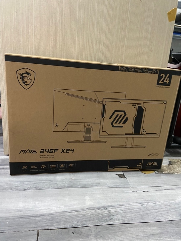 Màn hình MSI - MAG 245F X24 - 240HZ - Màu đen - Ngoại hình: 99% - FullBox