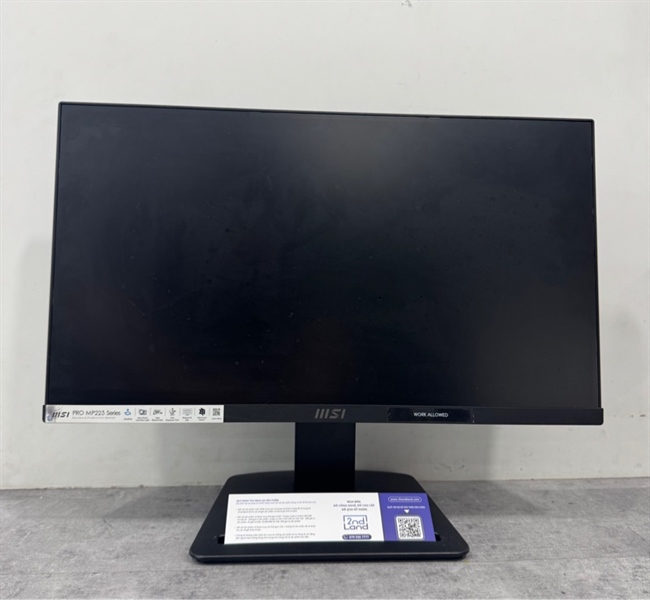Màn hình MSI Pro MP223 22 inch (FHD/VA/100Hz/1ms) - Màu đen - Ngoại hình 97% - Màn hơi ám - Kèm nguồn