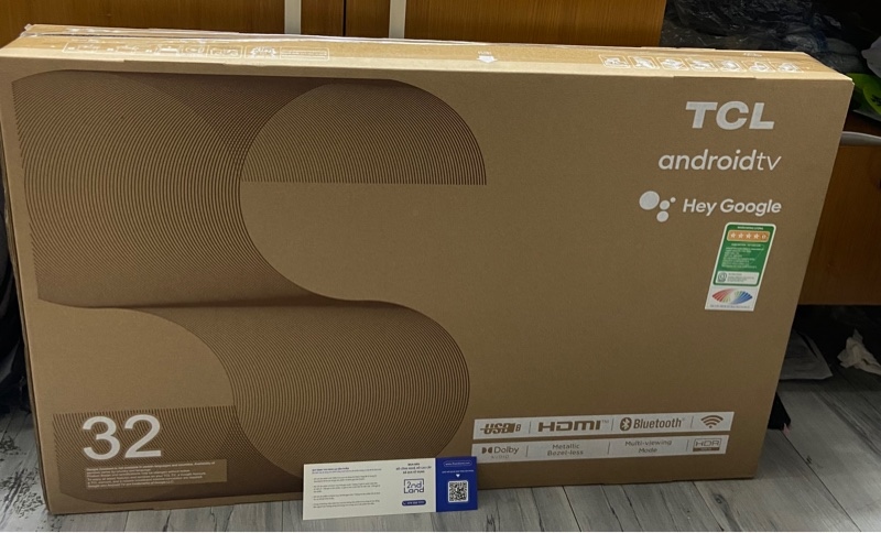 Màn hình Tivi TCL - 32 inch - 32S5400A - Màu đen - Newseal
