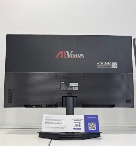 Màn hình văn phòng Aivision A222FV | 21.5 inch, FHD, VA, 100Hz, 5ms - Màu đen - Ngoại hình 98% - Kèm nguồn 1