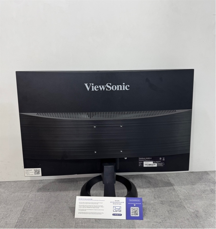 Màn hình ViewSonic VA2261-2 22inch - Fullhd/ips/75hz - Màu đen - Ngoại hình : 97% - Hở sáng, ám hồng viền - Kèm nguồn VGA
