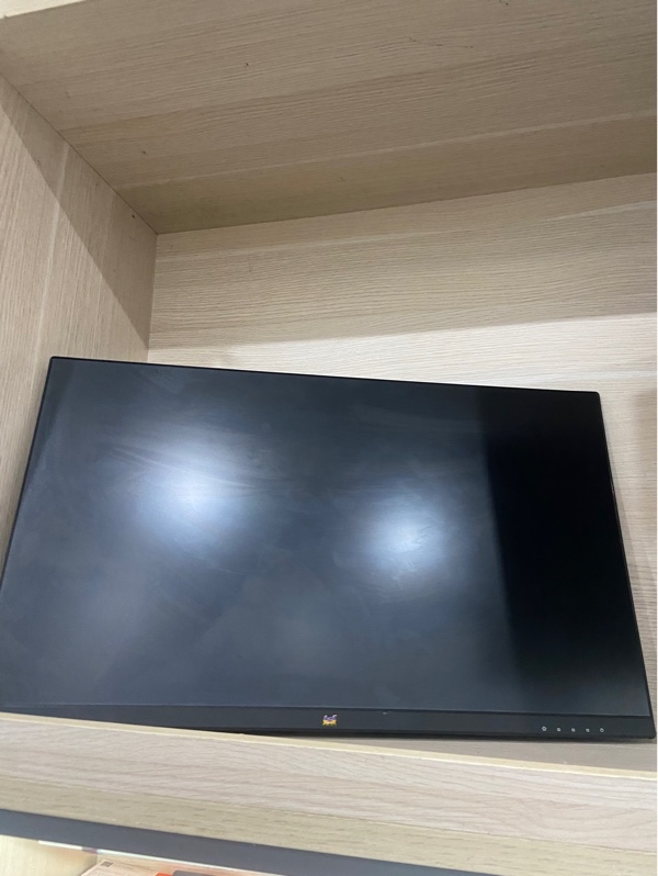 Màn hình Viewsonic VA2432-FHD - 75hz - Full hd - Màu đen - Ngoại hình: 97% - Ám vàng viền - Kèm nguồn + arm