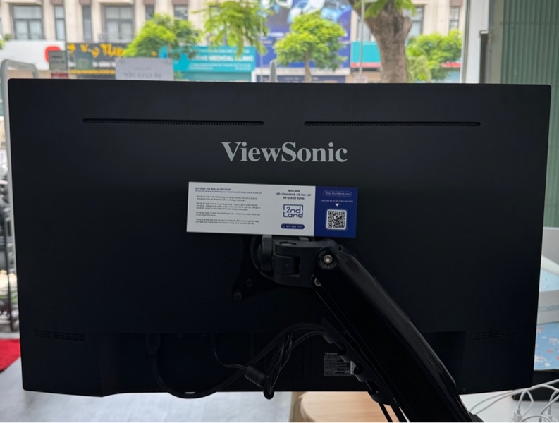 Màn hình ViewSonic VA2732A-H 120HZ 27 inch (FHD/IPS/120HZ/1MS) - Màu đen - Ngoại hình 99% - Fullbox thiếu 1 ốc gắn chân 1