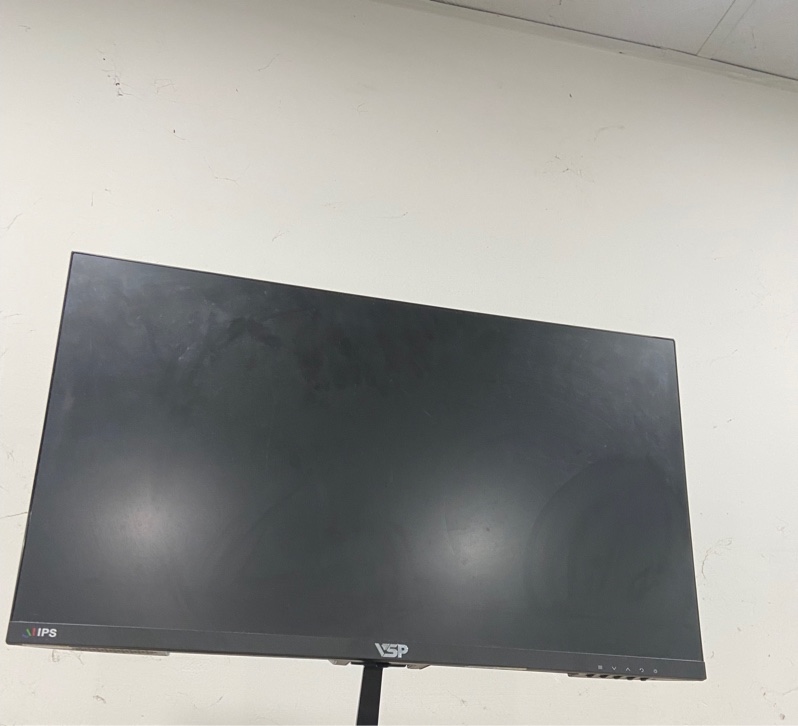 Màn hình VSP V2407S 24inch - fullhd/ips/75hz - Màu đen - Ngoại hình: 97% - Màn ám hồng nhẹ - Kèm nguồn, chân