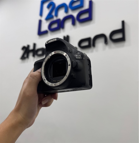 Máy ảnh Canon 100D - Màu đen - Ngoại hình 97%- Kèm 1 sạc + 1 pin 2