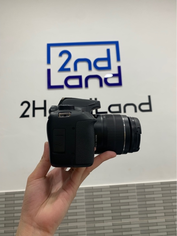 Máy ảnh Canon 3000D - 10k shot - Màu đen - Ngoại hình: 98% - Kèm lens bụi trong lens kit 18-55mm III + sạc + túi