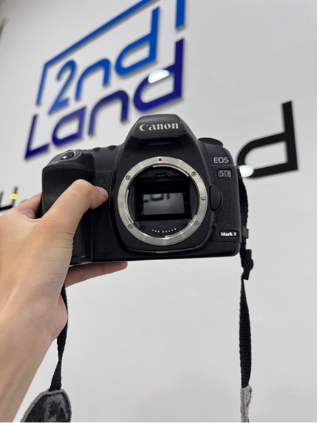 Máy ảnh Canon 5D Mark 2 - Màu đen - Ngoại hình 95% - Không hood - Body, kèm pin + sạc linh kiện