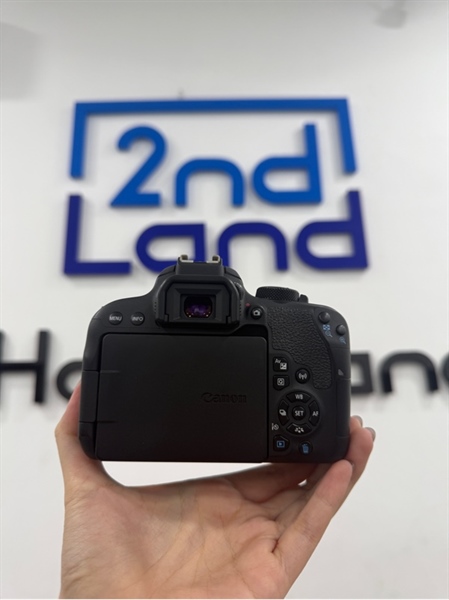 Máy ảnh Canon 800D - Màu đen - Ngoại hình 98% - Cổng xuất hình không nhận - Kèm thẻ 16GB , 1 pin , 1 sạc 2