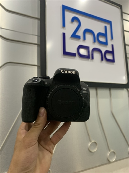 Máy ảnh Canon 800D - Màu Đen - Ngoại hình 98% - Kèm 1 thẻ nhớ 64GB + 1 Pin + 1 sạc