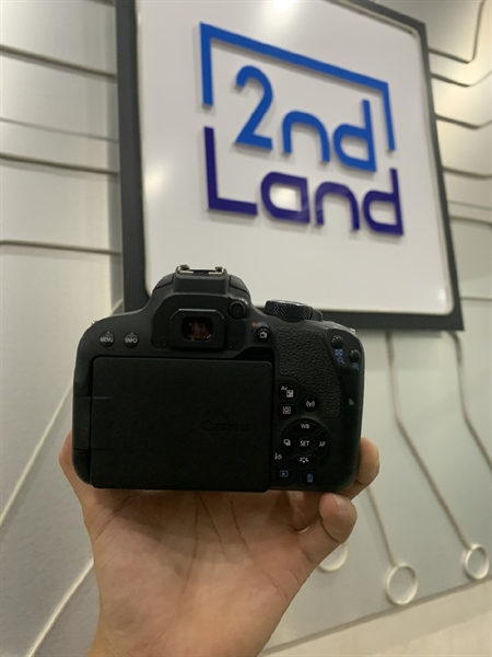 Máy ảnh Canon 800D - Màu Đen - Ngoại hình 98% - Kèm 1 thẻ nhớ 64GB + 1 Pin + 1 sạc 1