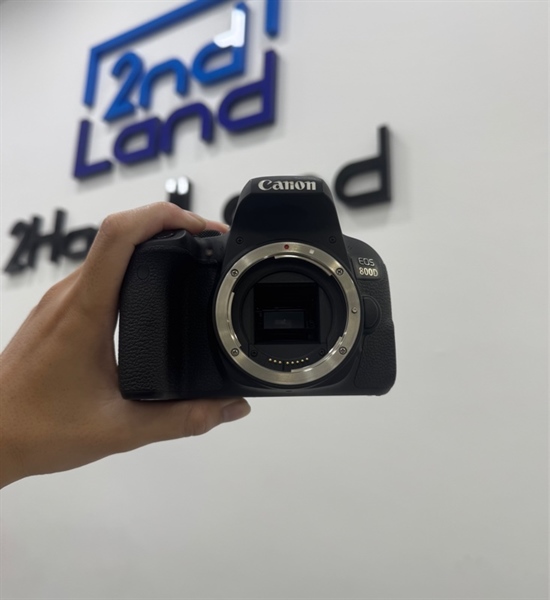 Máy ảnh Canon 800D - Màu đen - Ngoại hình 98% - Kèm túi + 1 pin + 1 sạc